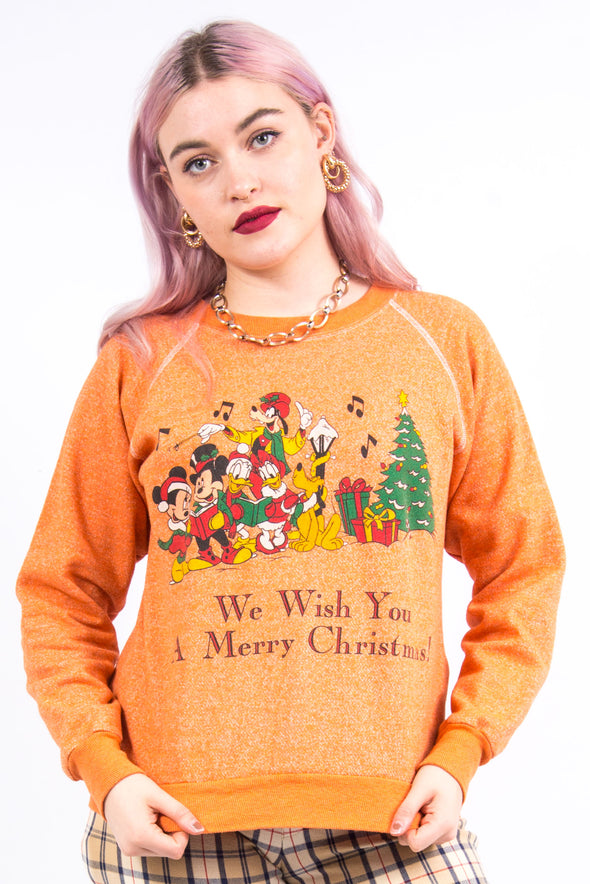 Vintage 90's Disney Character Christmas Sweatshirt