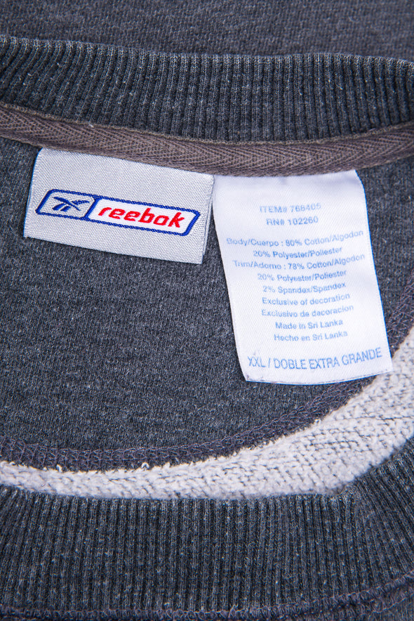 90's Vintage Grey Reebok Sweatshirt