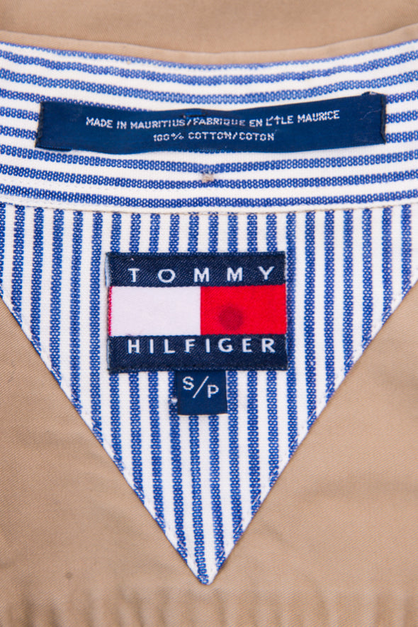 90's Tommy Hilfiger Beige Shirt