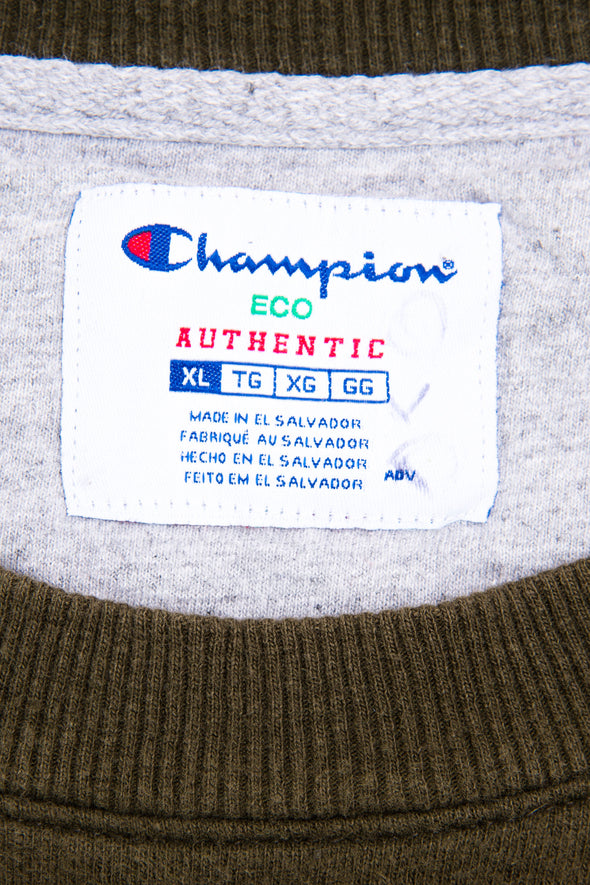 90's Vintage Khaki Champion Sweatshirt
