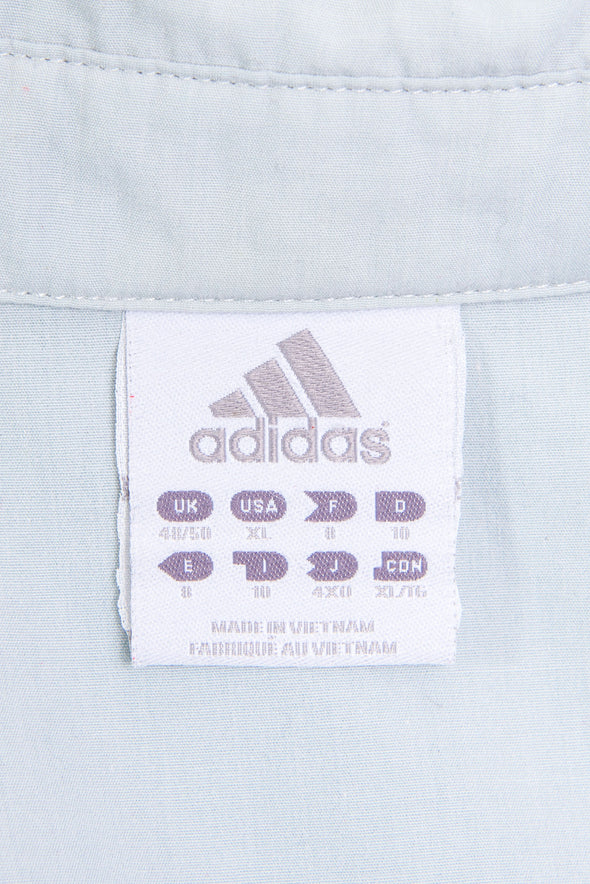 00's Adidas Grey Short Sleeve Shirt