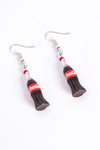 Coca-Cola Bottle Earrings