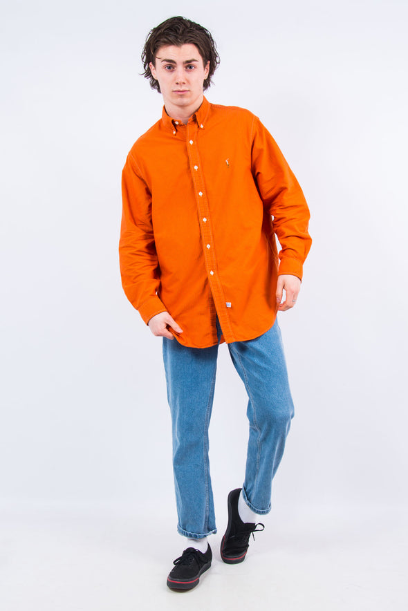 Vintage Ralph Lauren Orange Striped Shirt