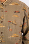 Vintage Woolrich Flannel Shirt Duck Print