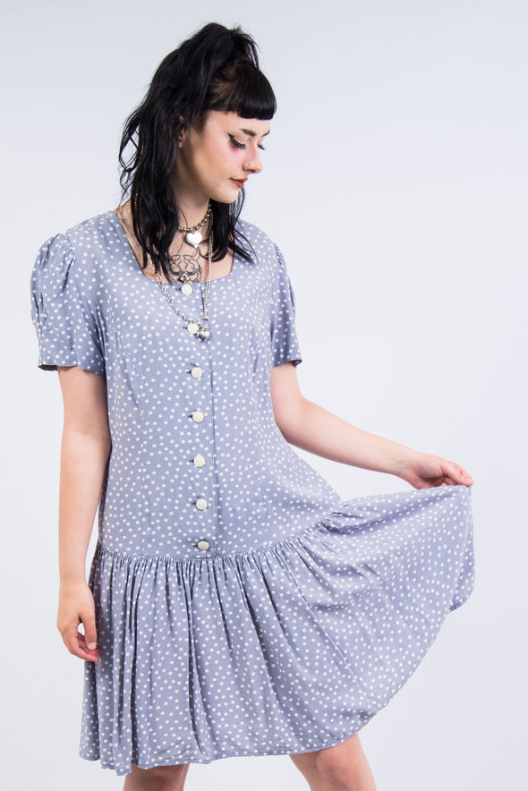 Vintage 90's Polka Dot Mini Dress