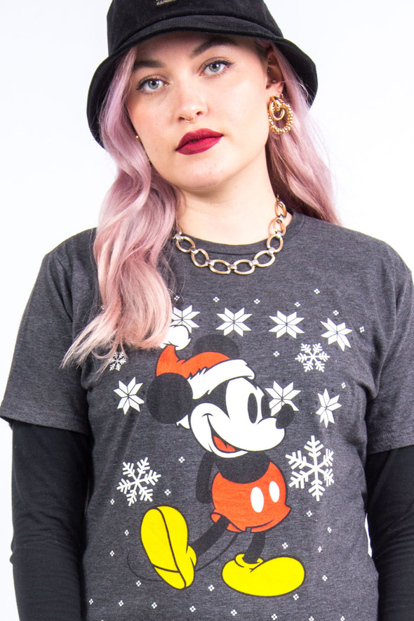 Vintage Disney Mickey Mouse Christmas T-Shirt