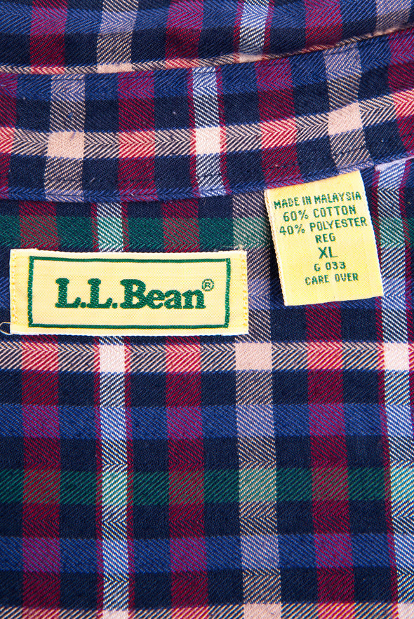 Vintage L.L.Bean Checked Flannel Shirt