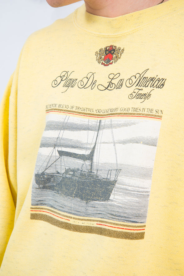 90's Vintage Tenerife Tourist Sweatshirt