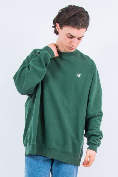 90's Vintage Green Champion Sweatshirt