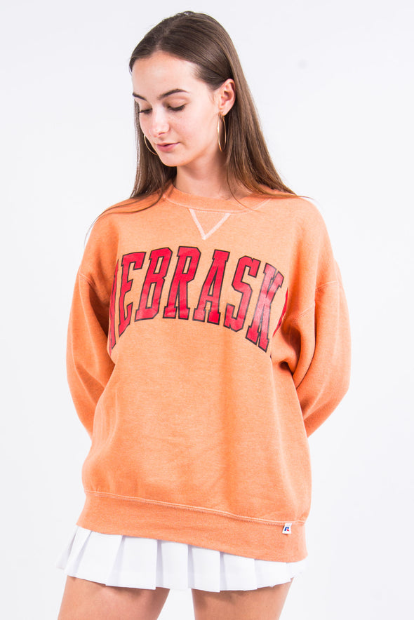 Vintage 90's Nebraska Spell Out Sweatshirt