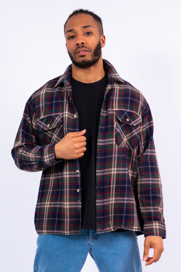Vintage 90's Checked Flannel Shirt