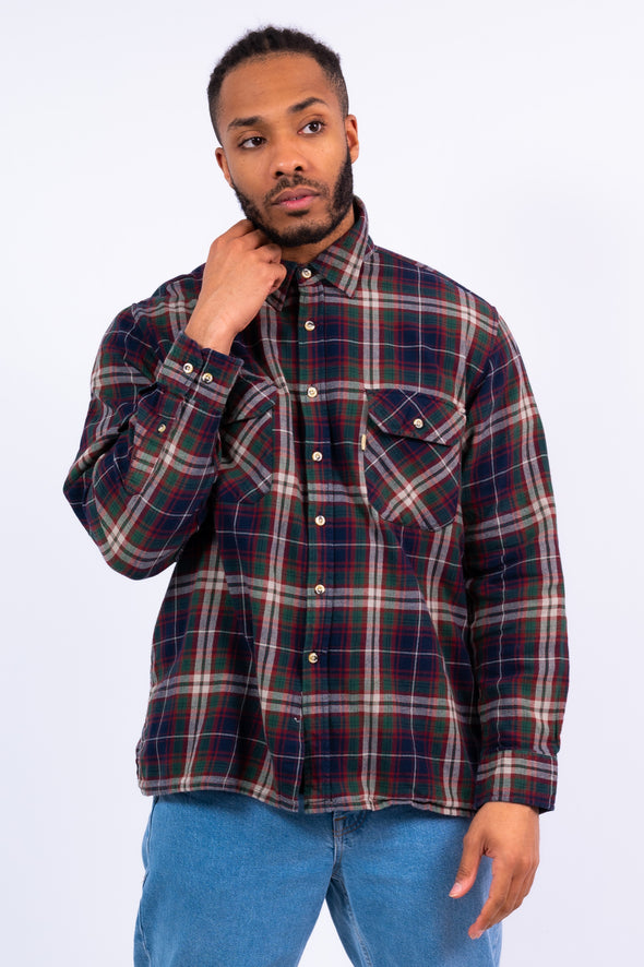 Vintage 90's Checked Flannel Shirt