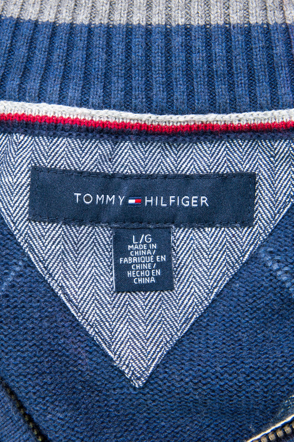 Vintage 90's Tommy Hilfiger 1/4 Zip Knit Jumper