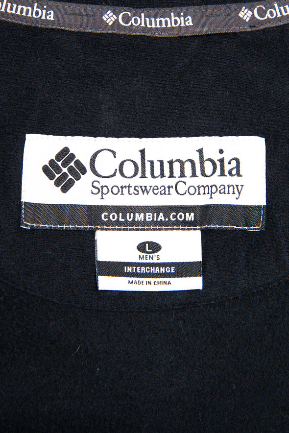 Columbia Black Zip Fasten Fleece