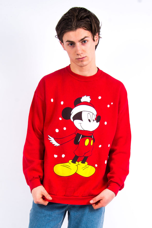 Vintage Disney Xmas Mickey Sweatshirt