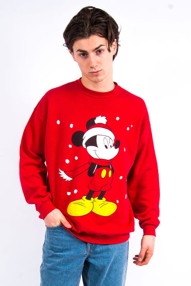 Vintage Disney Xmas Mickey Sweatshirt
