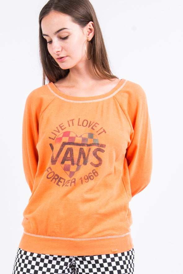Vans Orange Sweatshirt