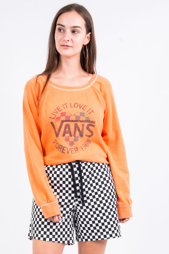 Vans Orange Sweatshirt