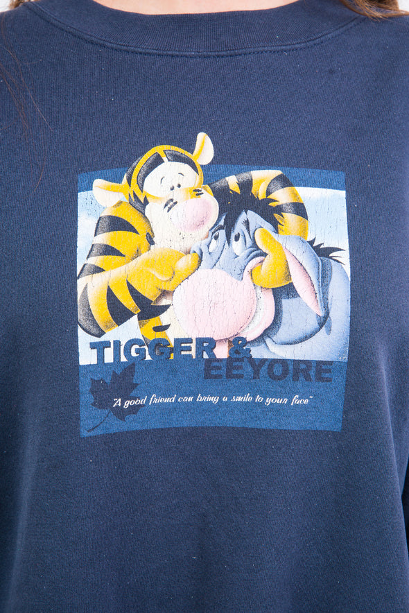 Vintage 90's Cute Tigger & Eeyore Sweatshirt