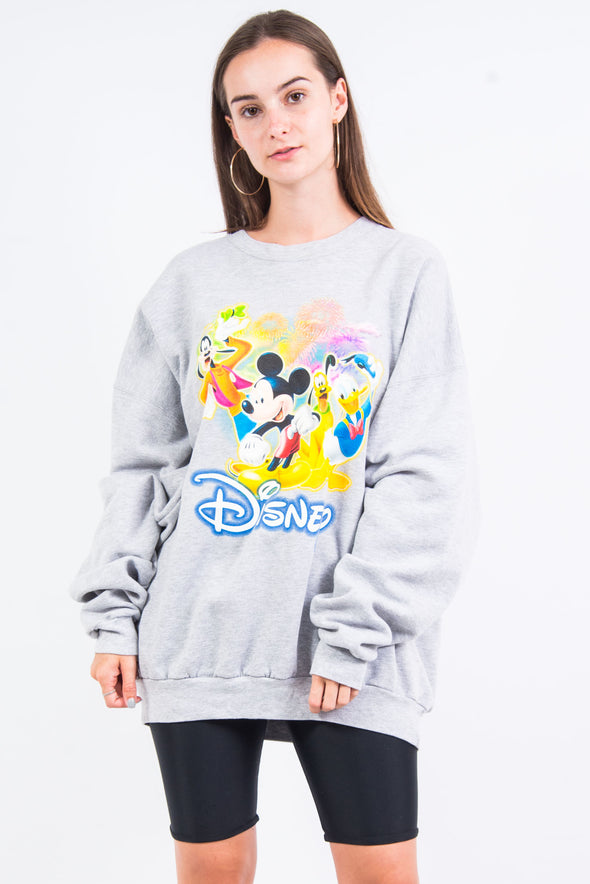 Vintage Disney Character Print Sweatshirt