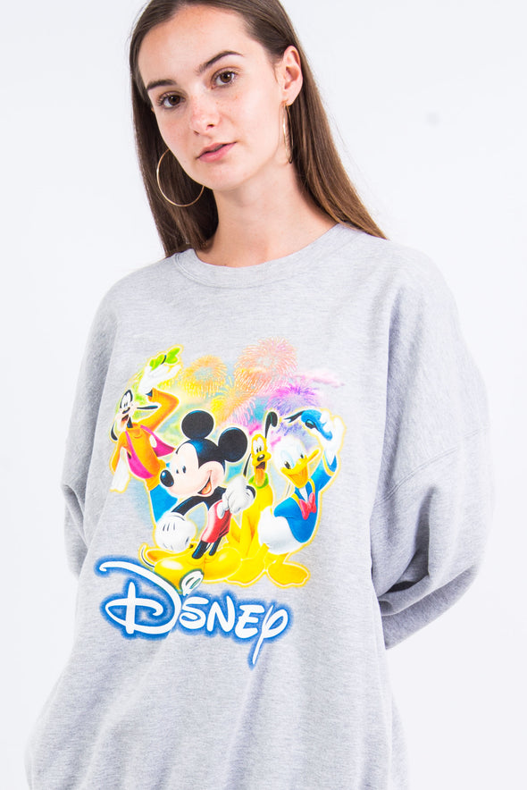 Vintage Disney Character Print Sweatshirt