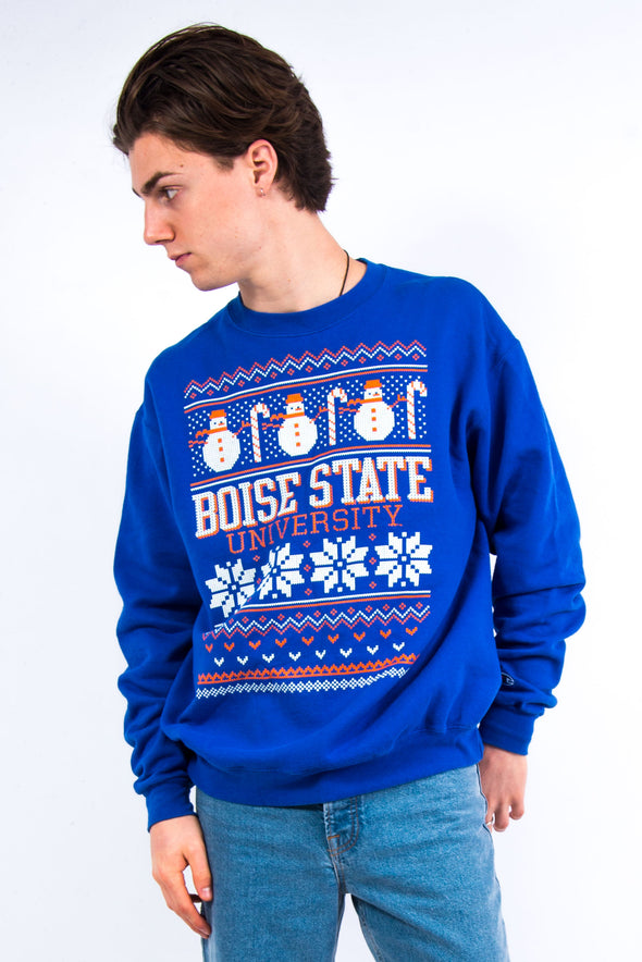 Champion Boise State Christmas Sweatshirt