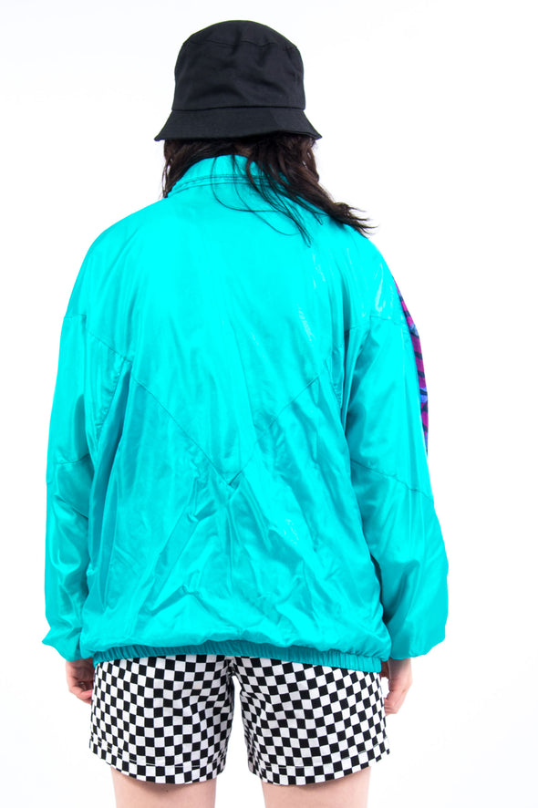 Vintage 90's Abstract Print Shell Jacket