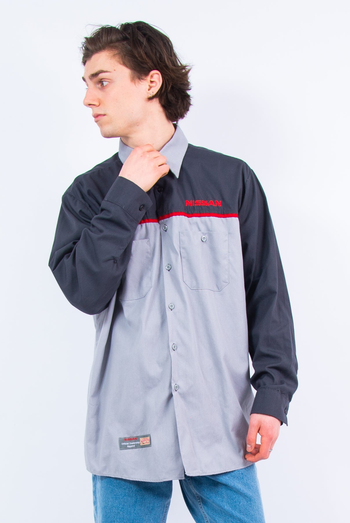Vintage Red Kap Nissan USA Work Shirt – The Vintage Scene Vintage Red Kap Nissan USA Work Shirt – The Vintage Scene