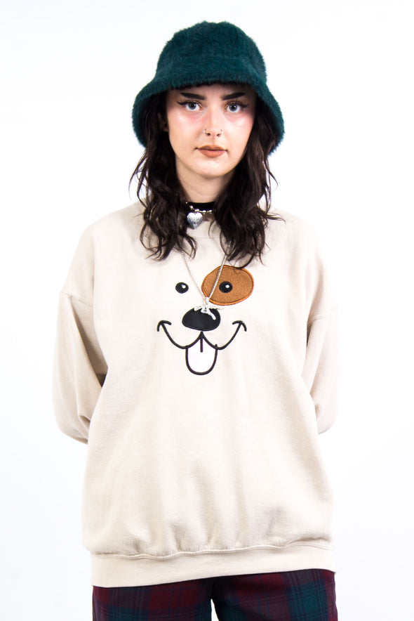 00's Cute Puppy Face Sweatshirt