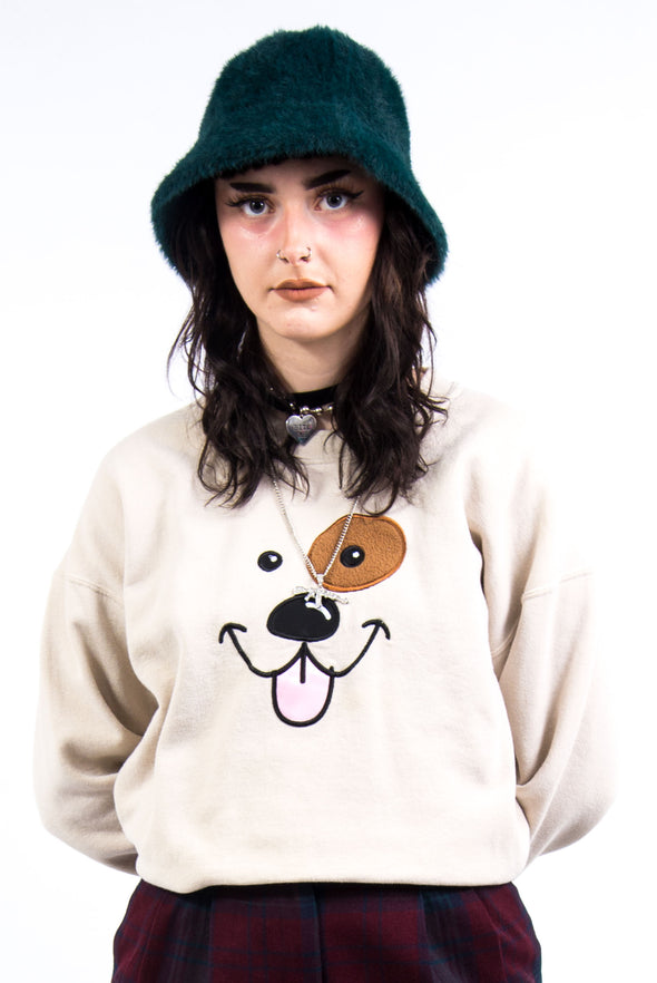 00's Cute Puppy Face Sweatshirt
