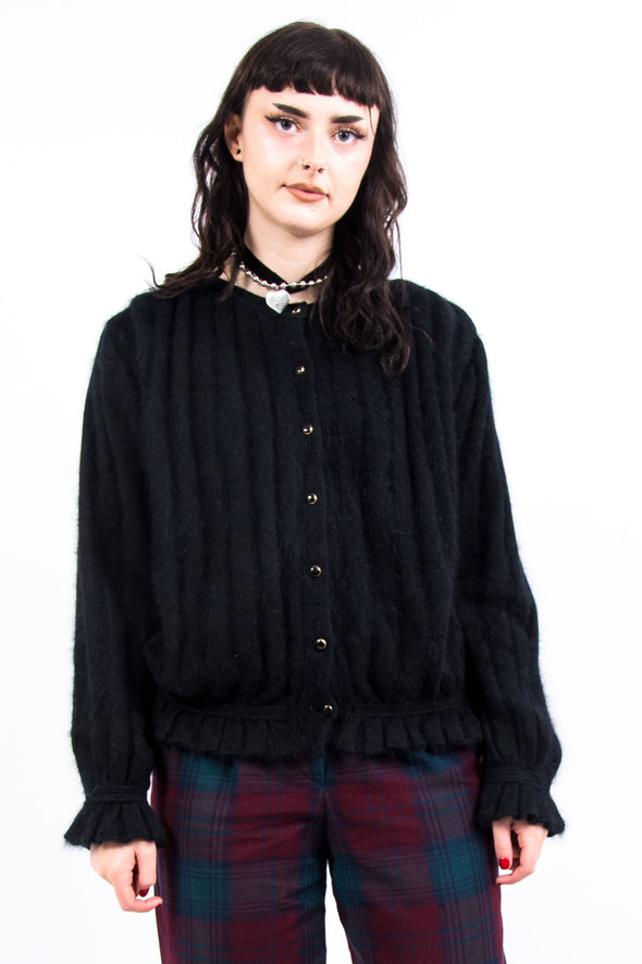 Vintage 90's Fuzzy Knit Cardigan