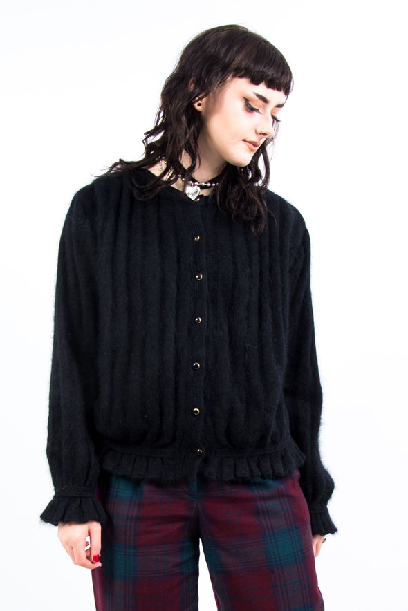 Vintage 90's Fuzzy Knit Cardigan