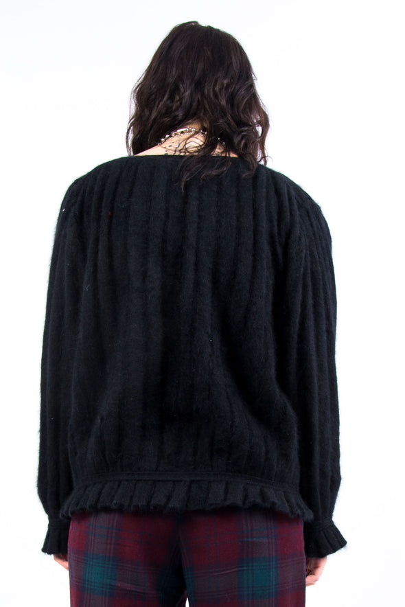 Vintage 90's Fuzzy Knit Cardigan