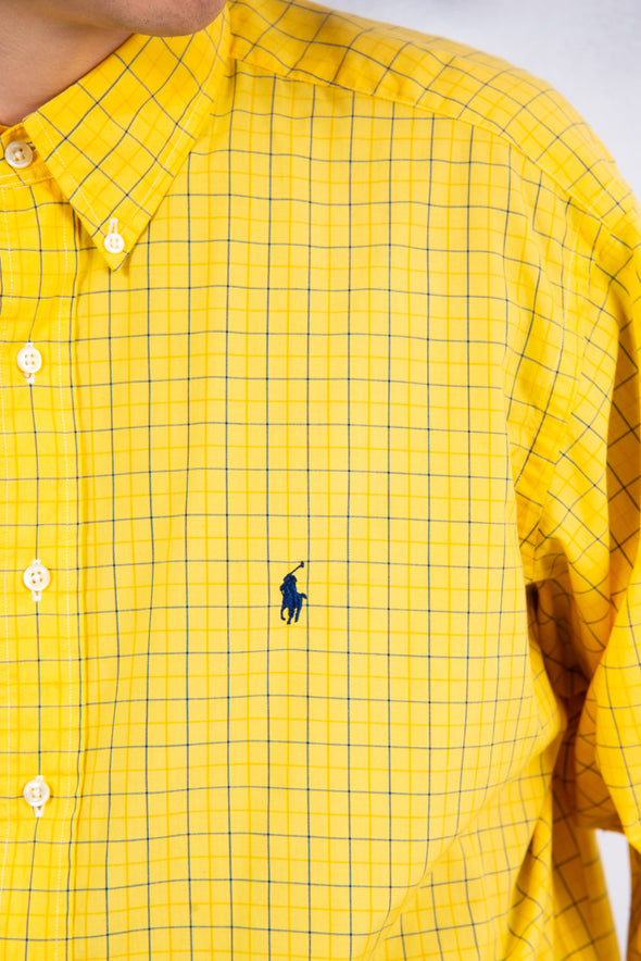 Vintage Ralph Lauren Yellow Check Shirt
