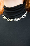 Y2K Flame Choker Necklace