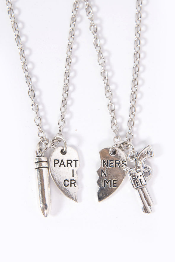 Partners In Crime BFFL Necklaces