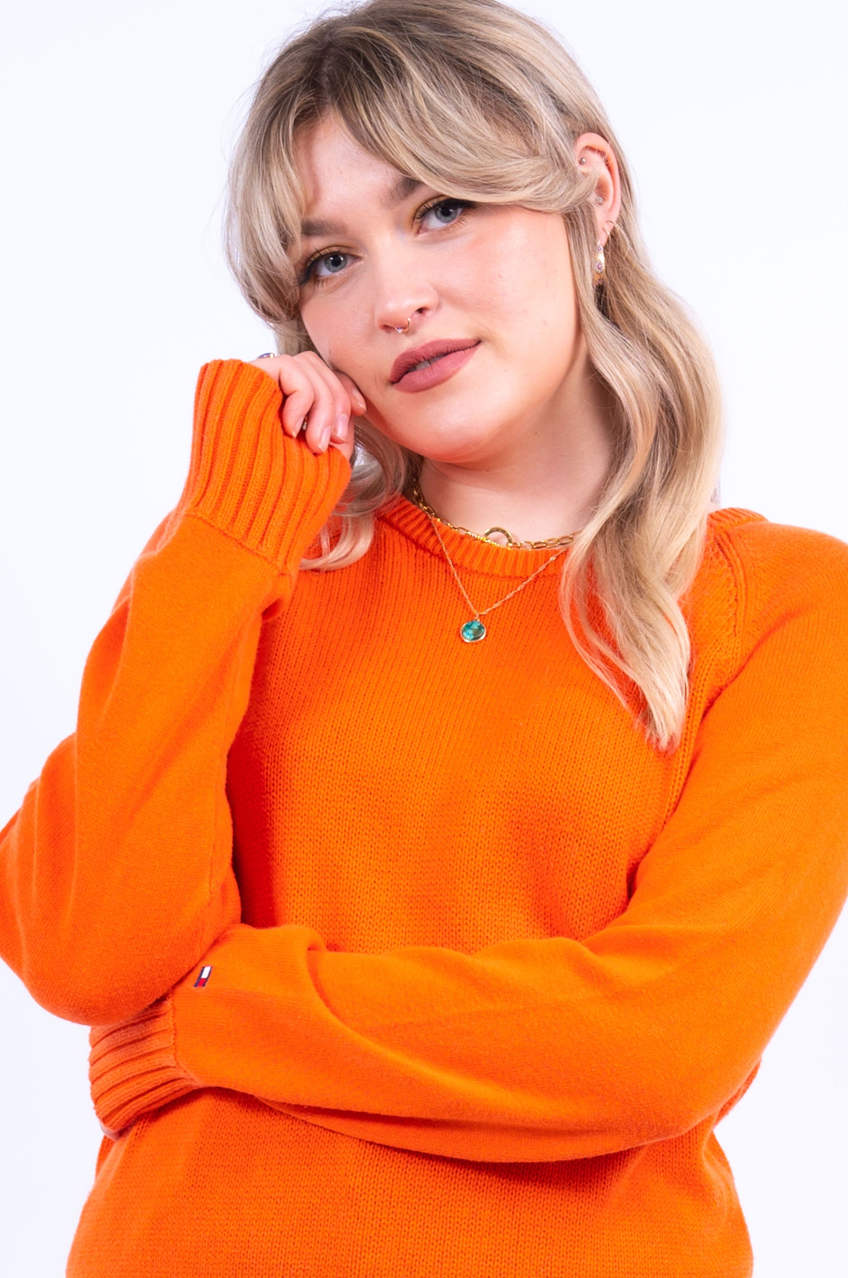 Orange tommy jumper Clearance