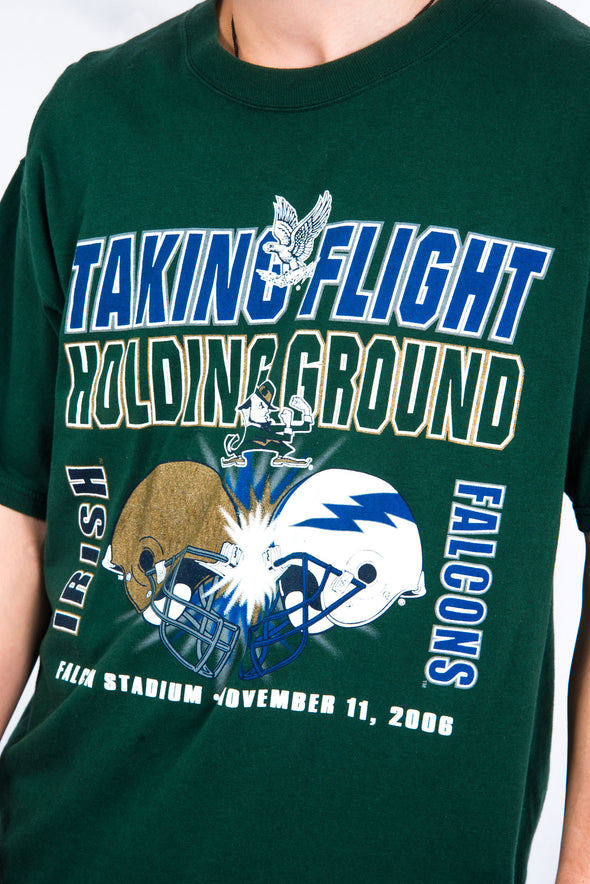 USA College Football T-Shirt Irish vs Falcons