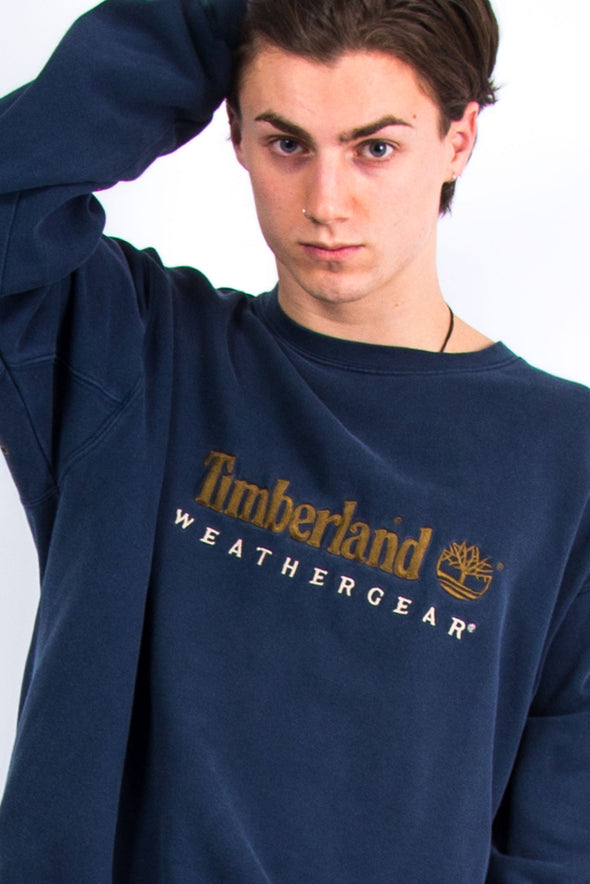 90's Timberland Spell Out Sweatshirt