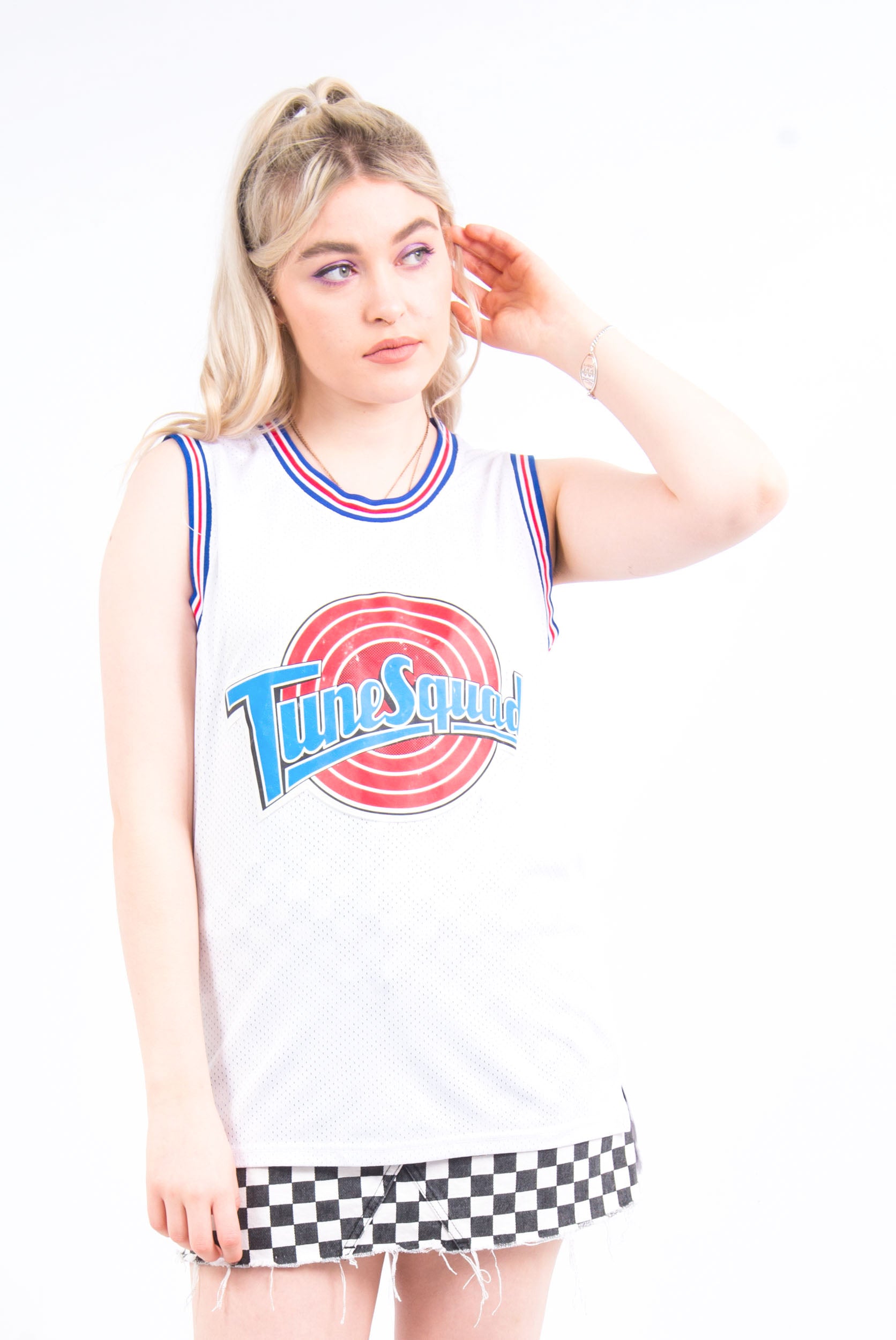 space jam jersey dress 90's Bugs Bunny Space Jam jersey