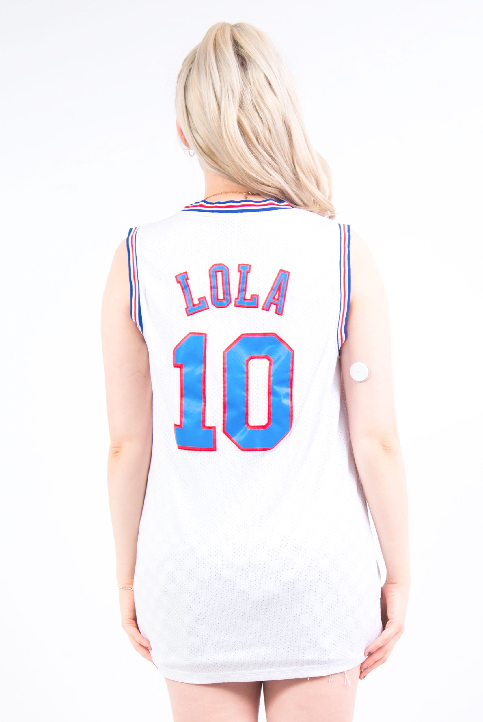 space jam jersey dress Space Jam Tune Squad Logo White Basketball Jersey