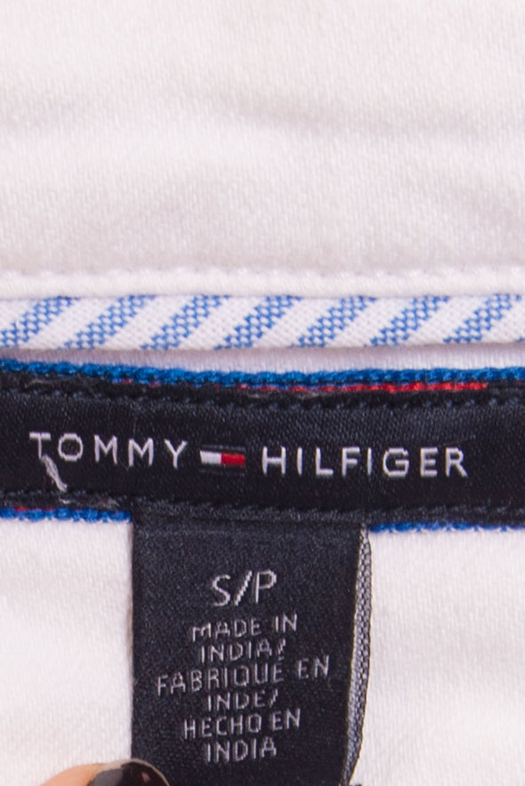 Vintage 90's Tommy Hilfiger White Denim Jacket