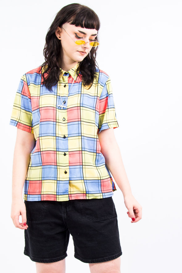 Vintage 90's Colourful Patchwork Shirt