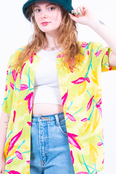 Vintage 90's Floral Blouse