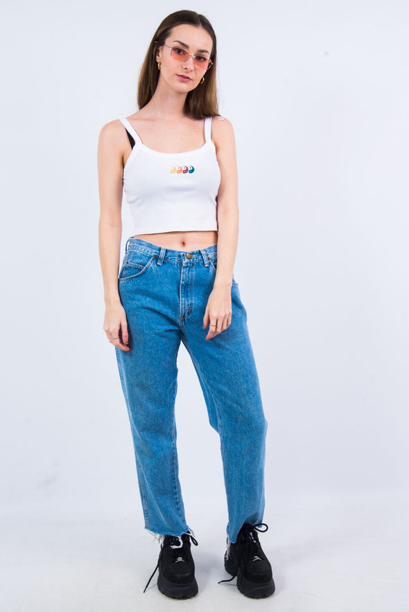 Vintage 90's Wrangler Raw Hem Mom Jeans