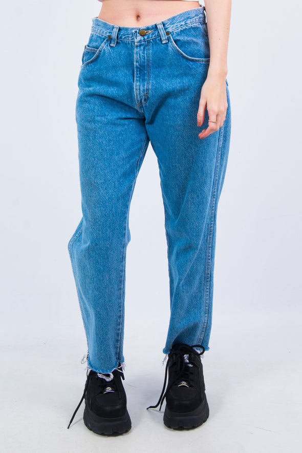 Vintage 90's Wrangler Raw Hem Mom Jeans