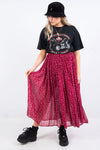 Vintage 90's Sheer Layered Skirt