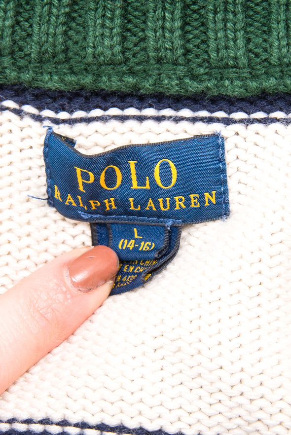 Vintage Ralph Lauren Zip Knit Jacket