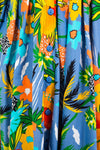 Vintage 90's Floral Print Midi Skirt