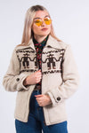 Vintage 70's Style Wool Blend Jacket